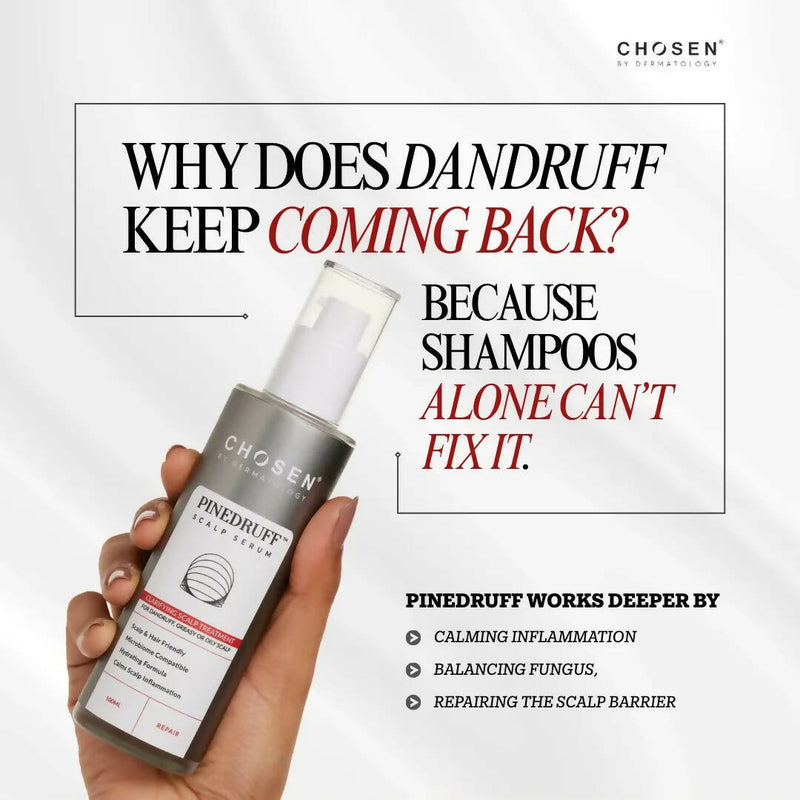 Chosen Pinedruff Scalp Serum Best Dandruff Control Treatment Solution With Pycnogenol