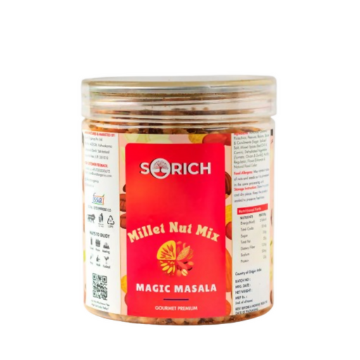 Sorich Organics Millet Nut Mix – Magic Masala Crunchy & Healthy Snack