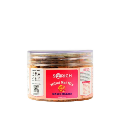 Sorich Organics Millet Nut Mix – Magic Masala Crunchy & Healthy Snack