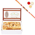 Ghasitaram Soft Mysore pak With Pearl Beads Rakhi