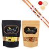 Ghasitaram Mewa Bites, Almonds With 2 Pearl Beads Rakhis
