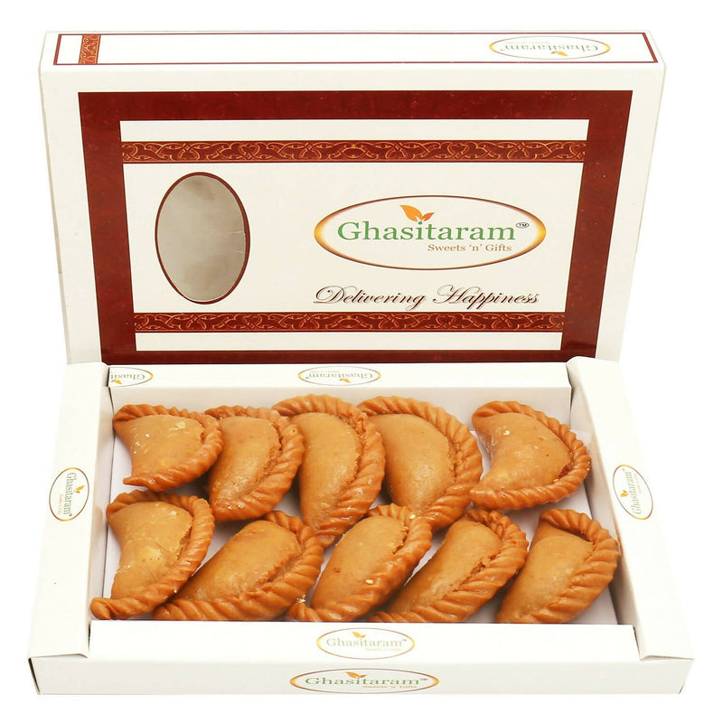 Ghasitaram Holi Sweets - Dry Sweet Wheat Gujiya