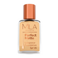 Mila Beaute Perfect Matte Longwear Foundation with SPF 15 & Oil Control Formula - Blush