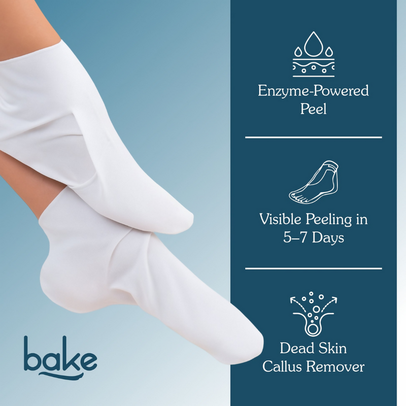 Bake AHA + BHA Peeling & Exfoliating Foot Mask