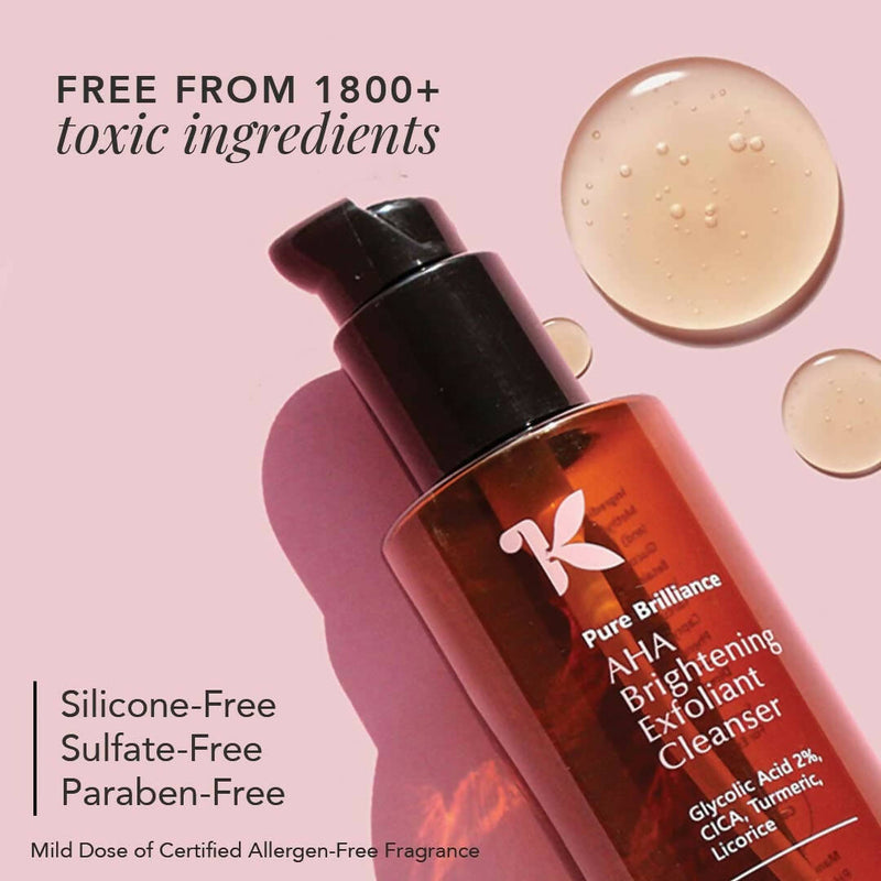 True Kind Pure Brilliance Aha Brightening Exfoliant Cleanser