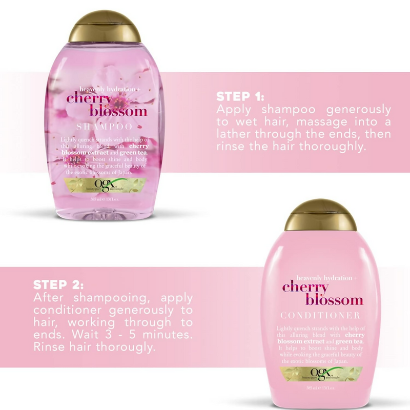 OGX Heavenly Hydration Cherry Blossom Shampoo