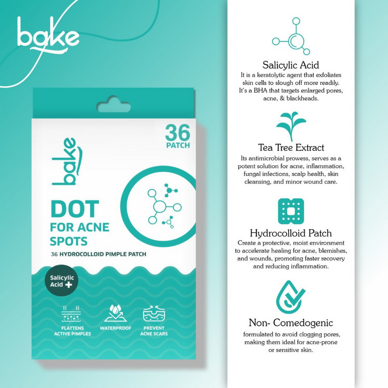 Bake 2% Salicylic Acid Dots for Acne Spots