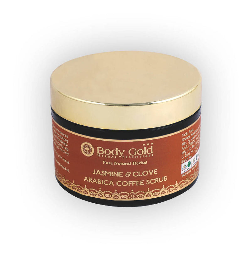 Body Gold Jasmine & Clove Arabica Coffee Scrub