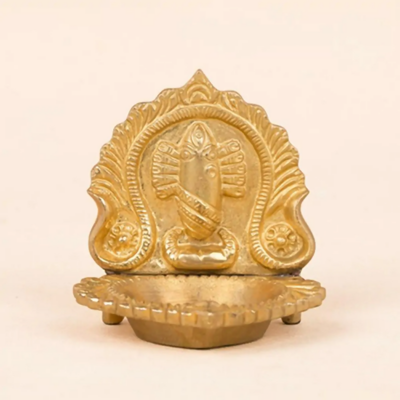 Isha Life Linga Bhairavi Brass Lamp