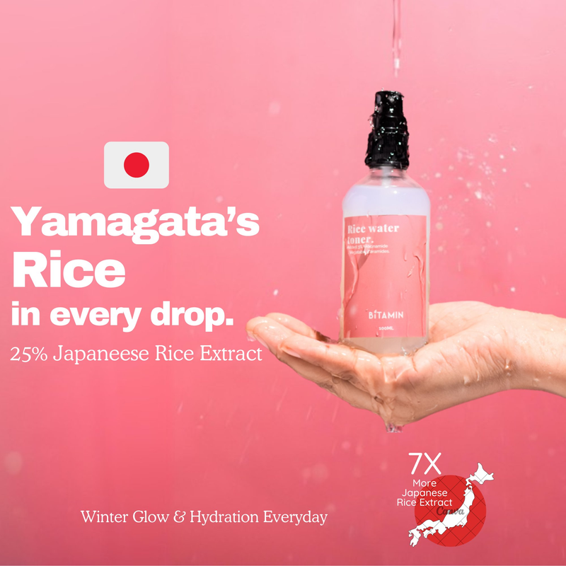 Bitamin 3% Niacinamide & Rice Water Face Toner