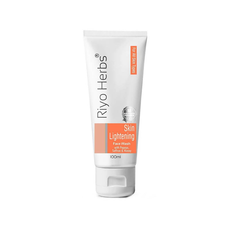 Riyo Herbs Skin Lightening Face wash With Papaya, Saffron & Honey