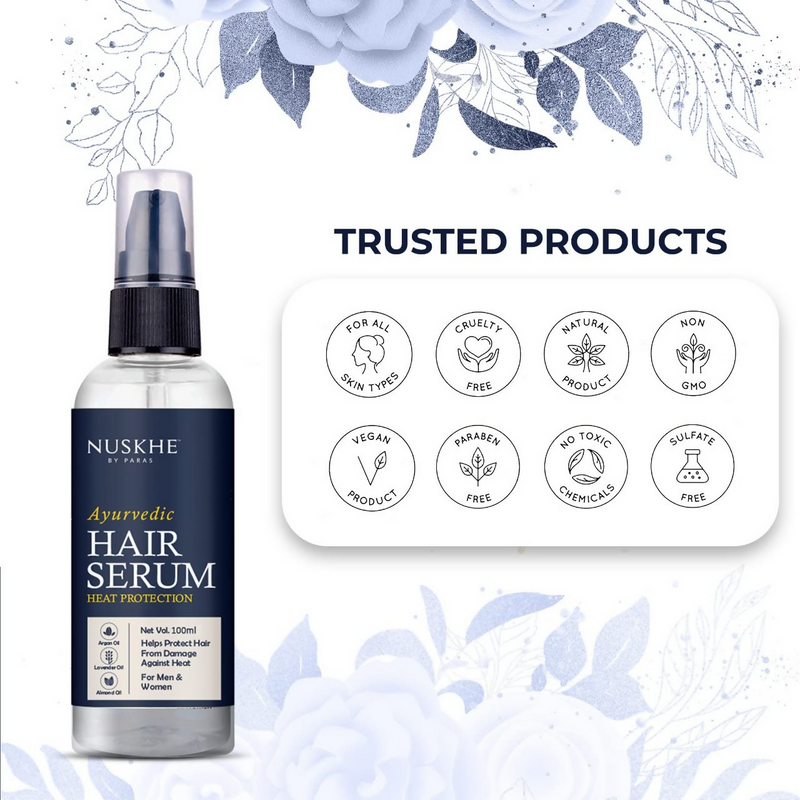 Nuskhe By Paras Hair Serum For Heat Protection