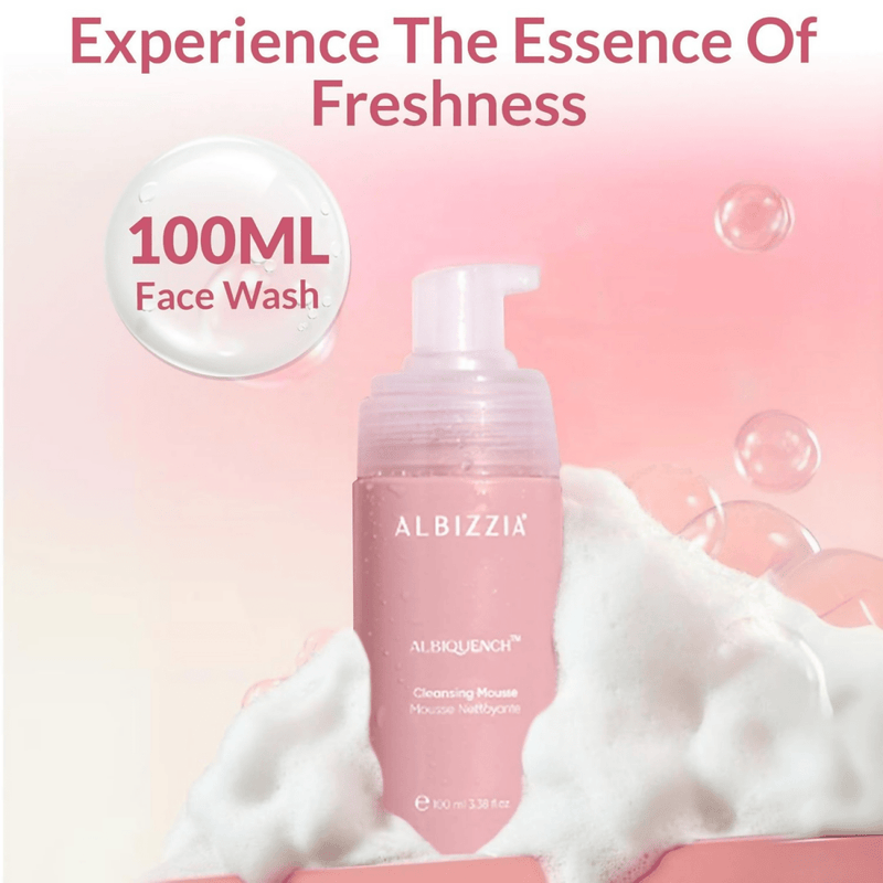 Albizzia Cleansing Mousse Lightweight Gentle Face Cleanser