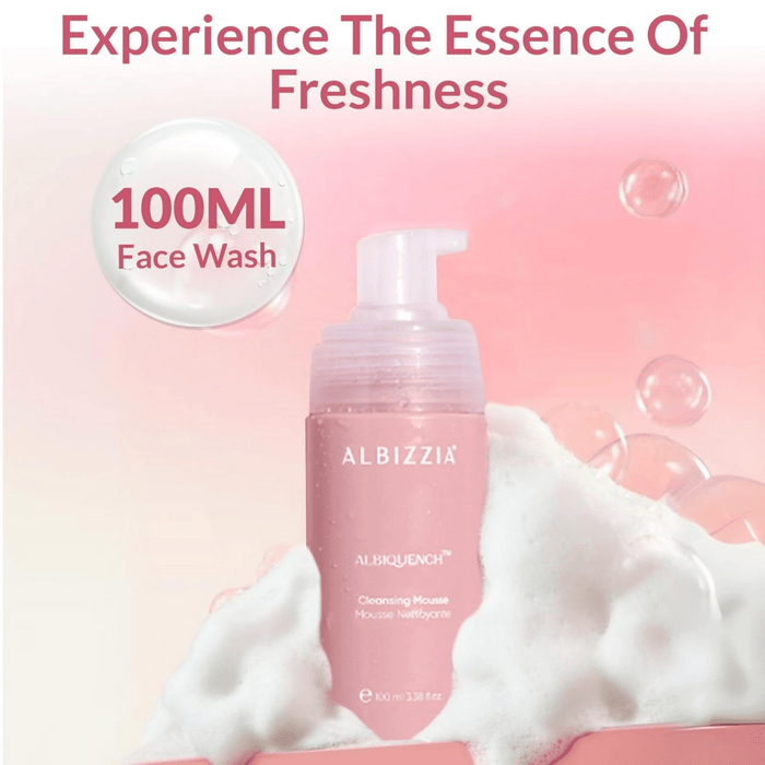 Albizzia Cleansing Mousse Lightweight Gentle Face Cleanser