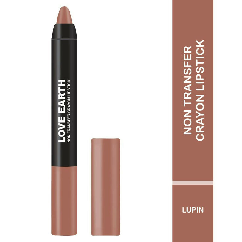 Love Earth Non Transfer Crayon Lipstick-Lupin