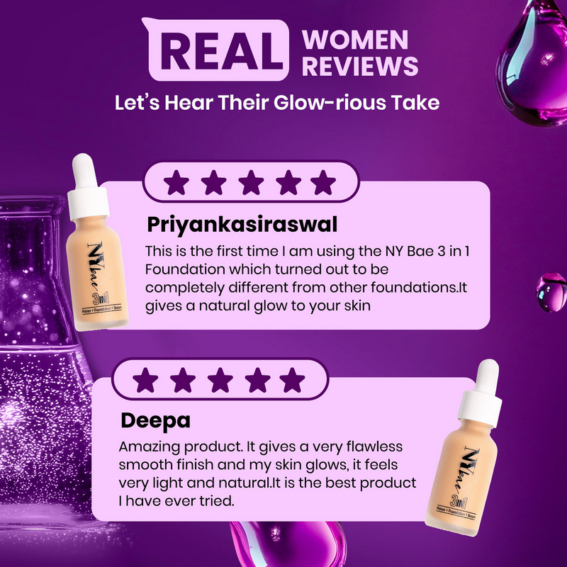 NY Bae 3 IN 1 Serum Foundation - Cool Vanilla 02