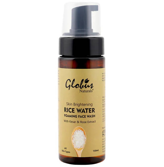 Globus Naturals Rice Water Foaming Face Wash