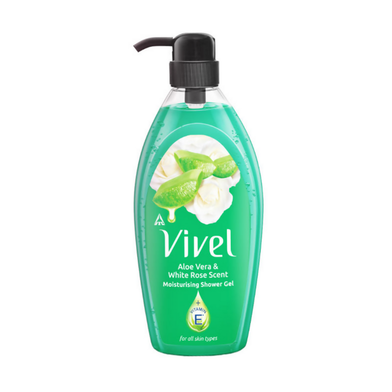 Vivel Aloe Vera & White Rose Scent Moisturizing Shower Gel