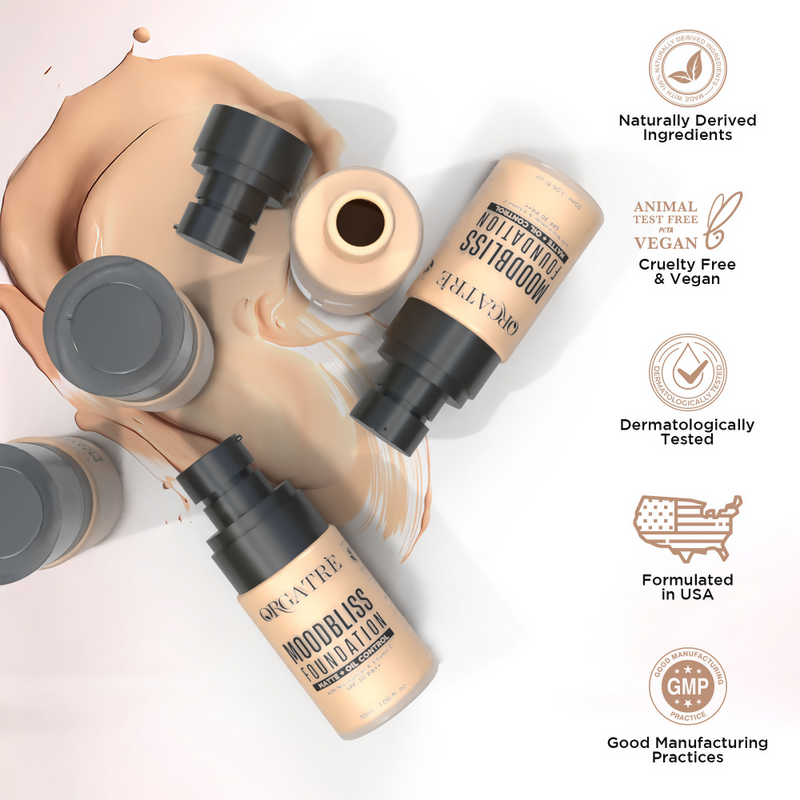 Orgatre Moodbliss Matte + Oil Control Makeup Foundation SPF 30 - 238