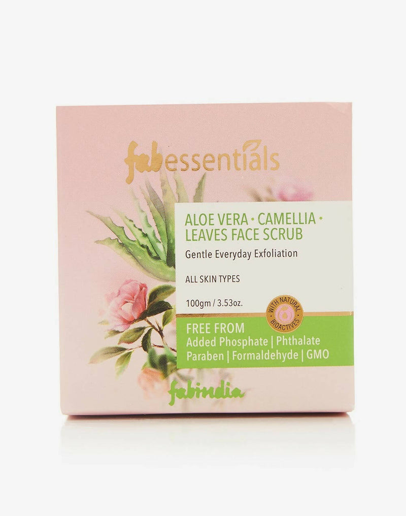 Fabessentials Aloe Vera Camellia Leaves Face Scrub