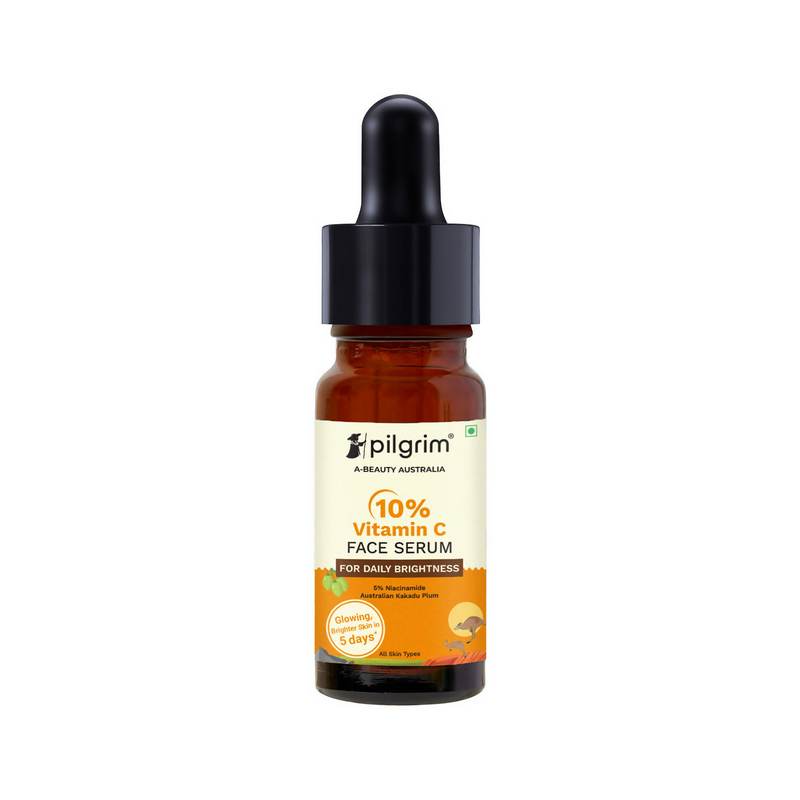 Pilgrim 10% Vitamin C Face Serum For Daily Brightness 5% Niacinamide