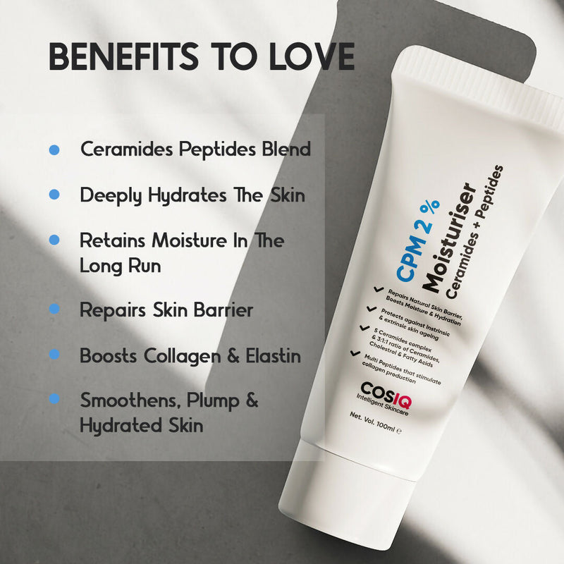 Cos-IQ CPM 2% Ceramides & Peptides Moisturizer