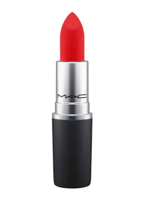 Mac Powder Kiss Lipstick - You’re Buggin’, Lady Yellow Red