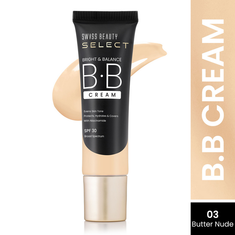 Swiss Beauty BB Cream - Niacinamide & 3 Butter Nude