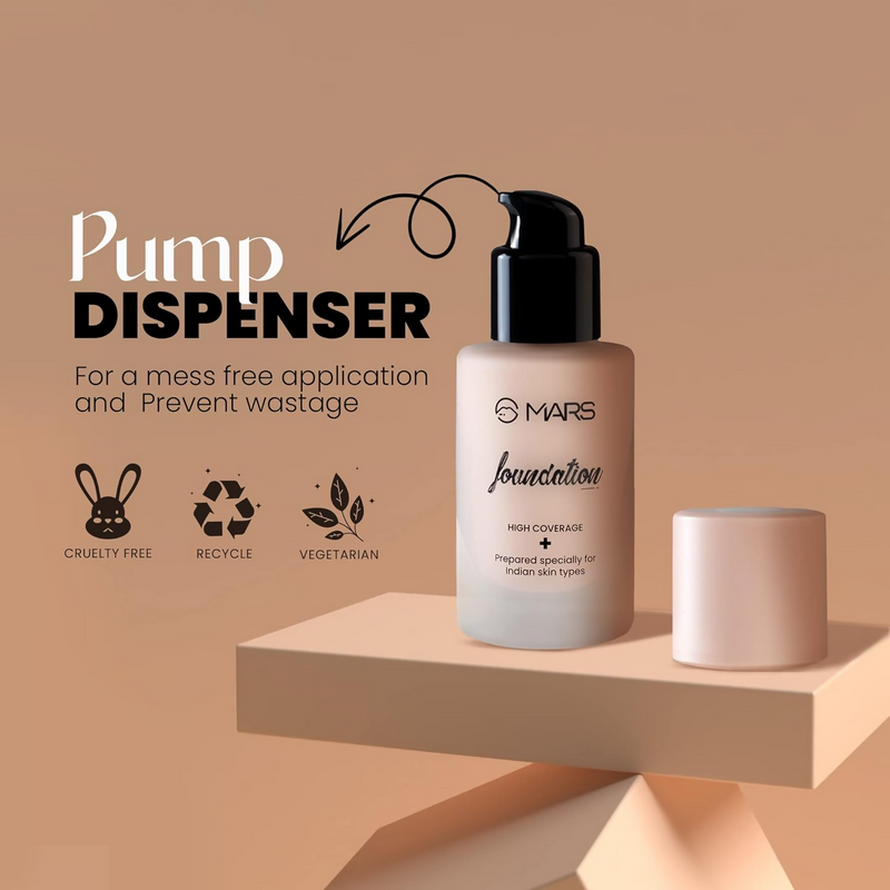 MARS Cosmetics High Coverage Liquid Matte Foundation - Shade 07