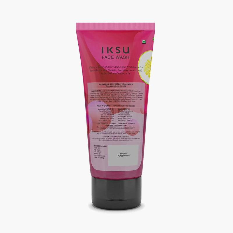 IKSU Strawberry & Pomelo Face Wash