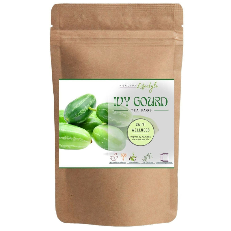 Satvi Wellness Ivy Gourd Tea Bags | Kovakka Tea