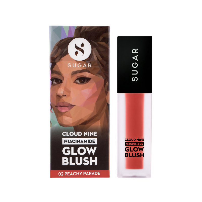 SUGAR Cloud Nine Niacinamide Glow Blush - 02 Peachy Parade
