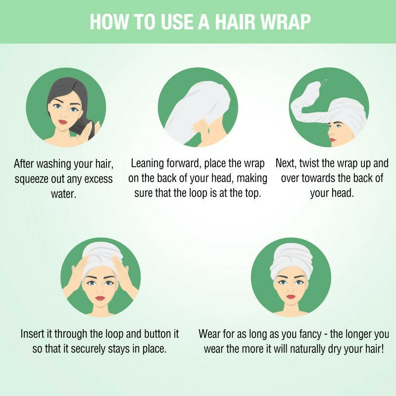 Nykaa Naturals Microfiber Hair Wrap for Frizz Free & Shiny Hair - pink