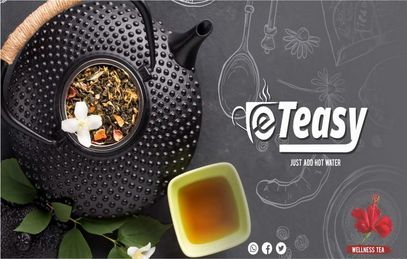 Eteasy Japanese Matcha Sun Dried Hibiscus Flower Powder