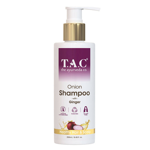 TAC - The Ayurveda Co. Onion Hair Shampoo for Hair Regrowth & Frizz Free Hair