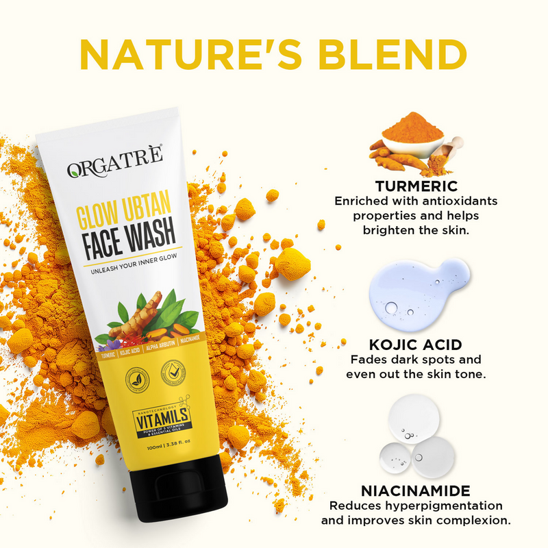 Orgatre Glow Ubtan Face Wash