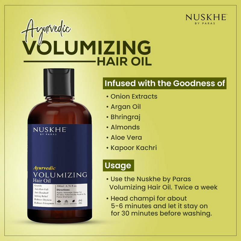 Nuskhe By Paras Ayurvedic Volumizing Hair Oil