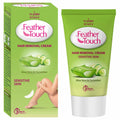 VI-JOHN Feather Touch Cucumber & Aloevera Hair Removal Cream for Women for Sensitive Skin Suitable for Legs, Underarms, Bikini Line, Arms