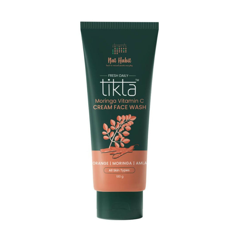 Nat Habit Moringa Vit-C Tikta Cream Face Wash