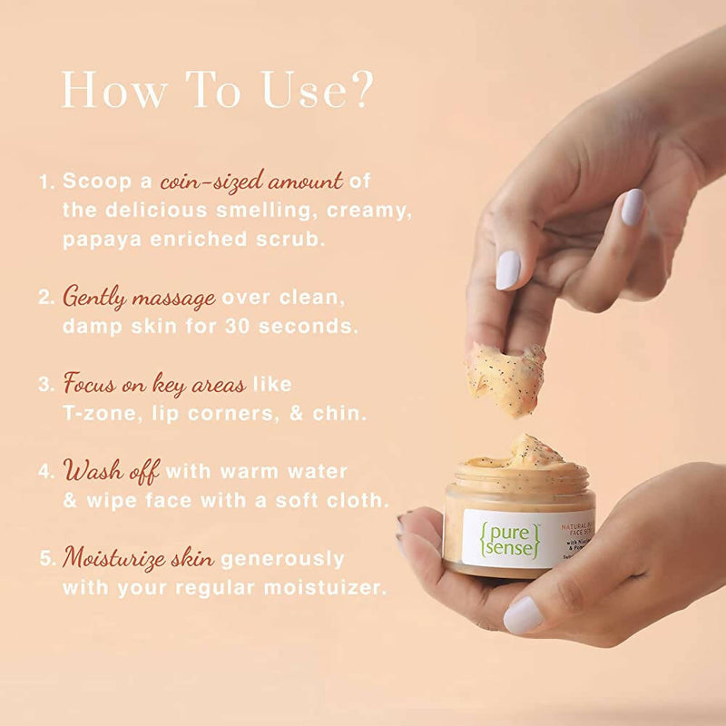 PureSense Natural Papaya Face Scrub