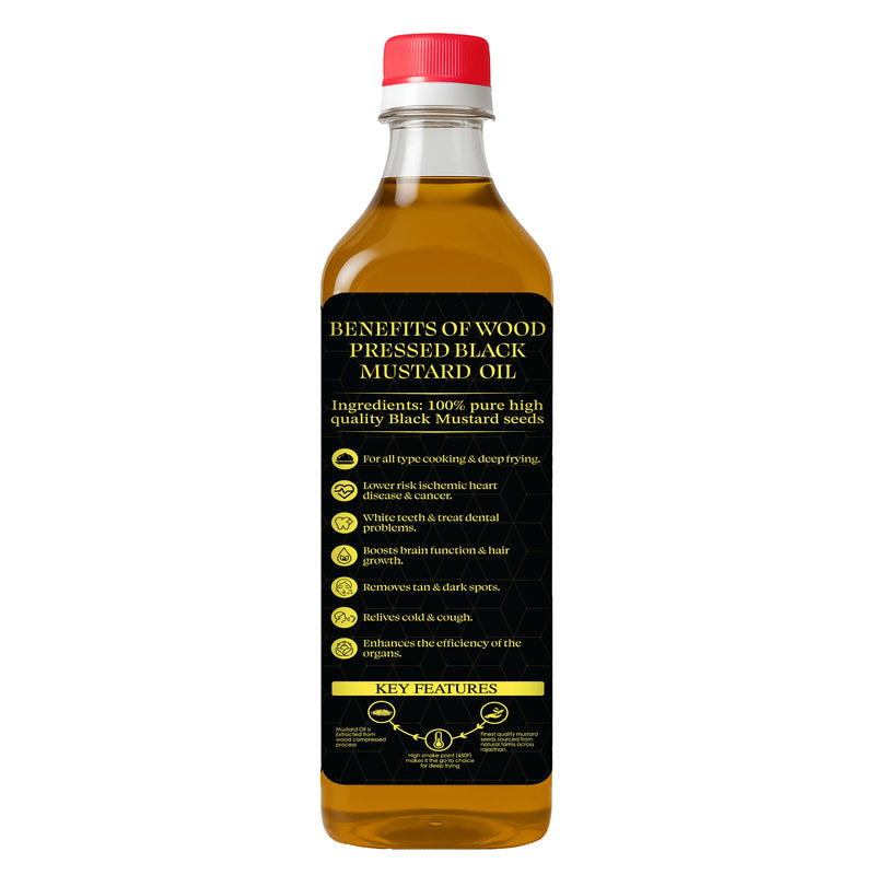 Dorjee Wellness Wood Pressed Black Mustard Oil