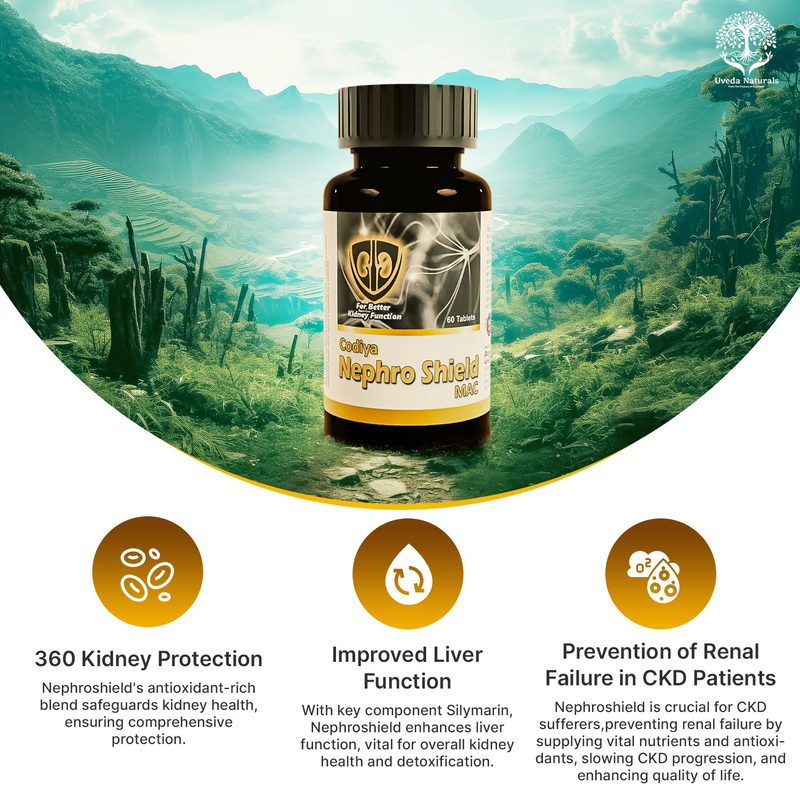 Uveda Naturals Codiya Nephroshield Mac Tablets