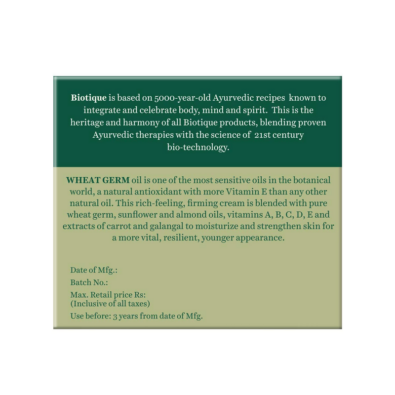 Biotique Firming Face & Body Cream - Bio Wheat Germ