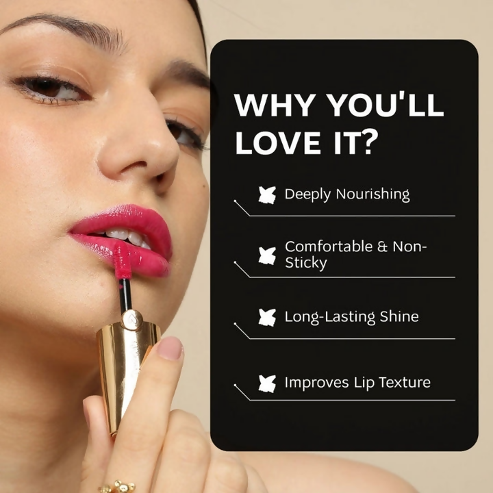 Dunamiss Rosita Hydrating Tinted Lip Oil Pink Paradise