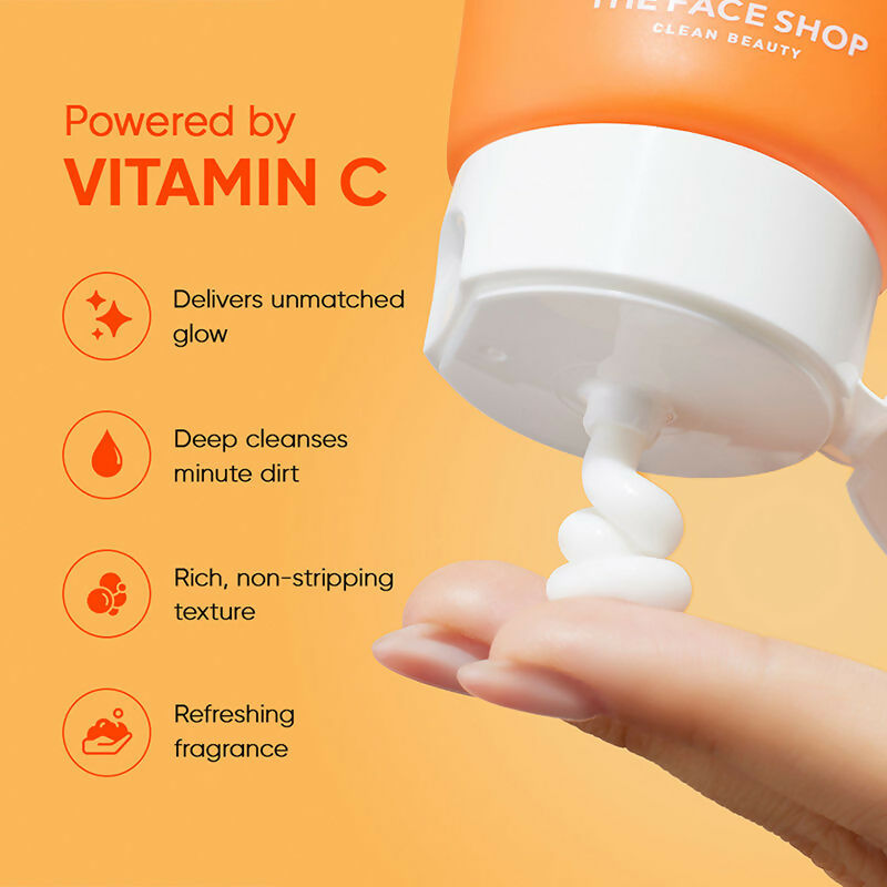 The Face Shop Vitamin C Brightening Korean Face Wash