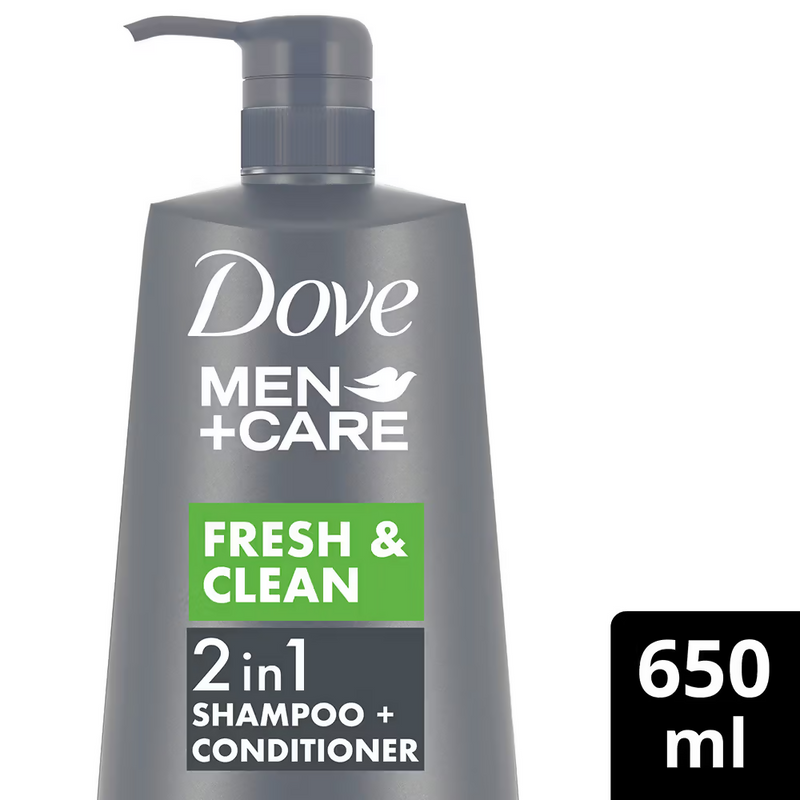Dove Men +Care Fresh & Clean 2 In 1 Shampoo + Conditioner