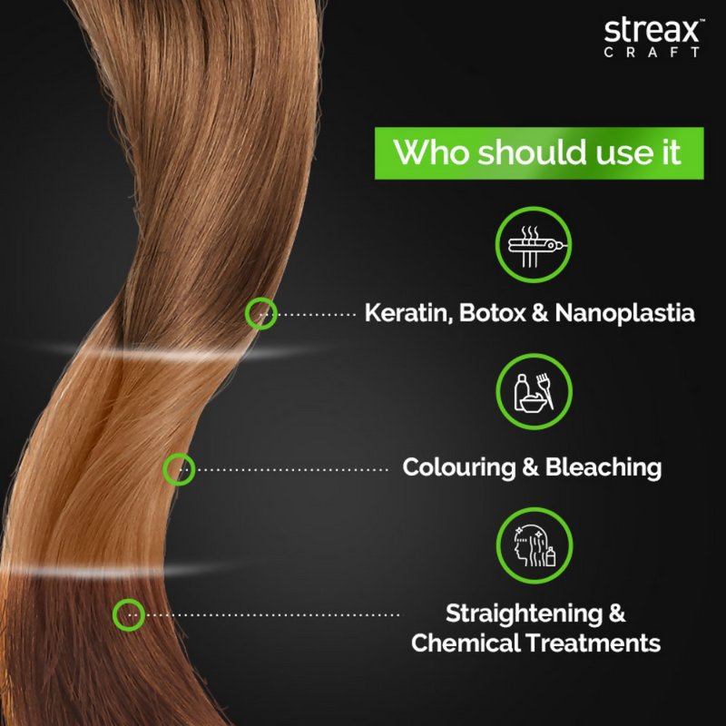 Streax Craft Strength Mask Hair Spa For Chemically Treated Hair Strength With Vitamin-E