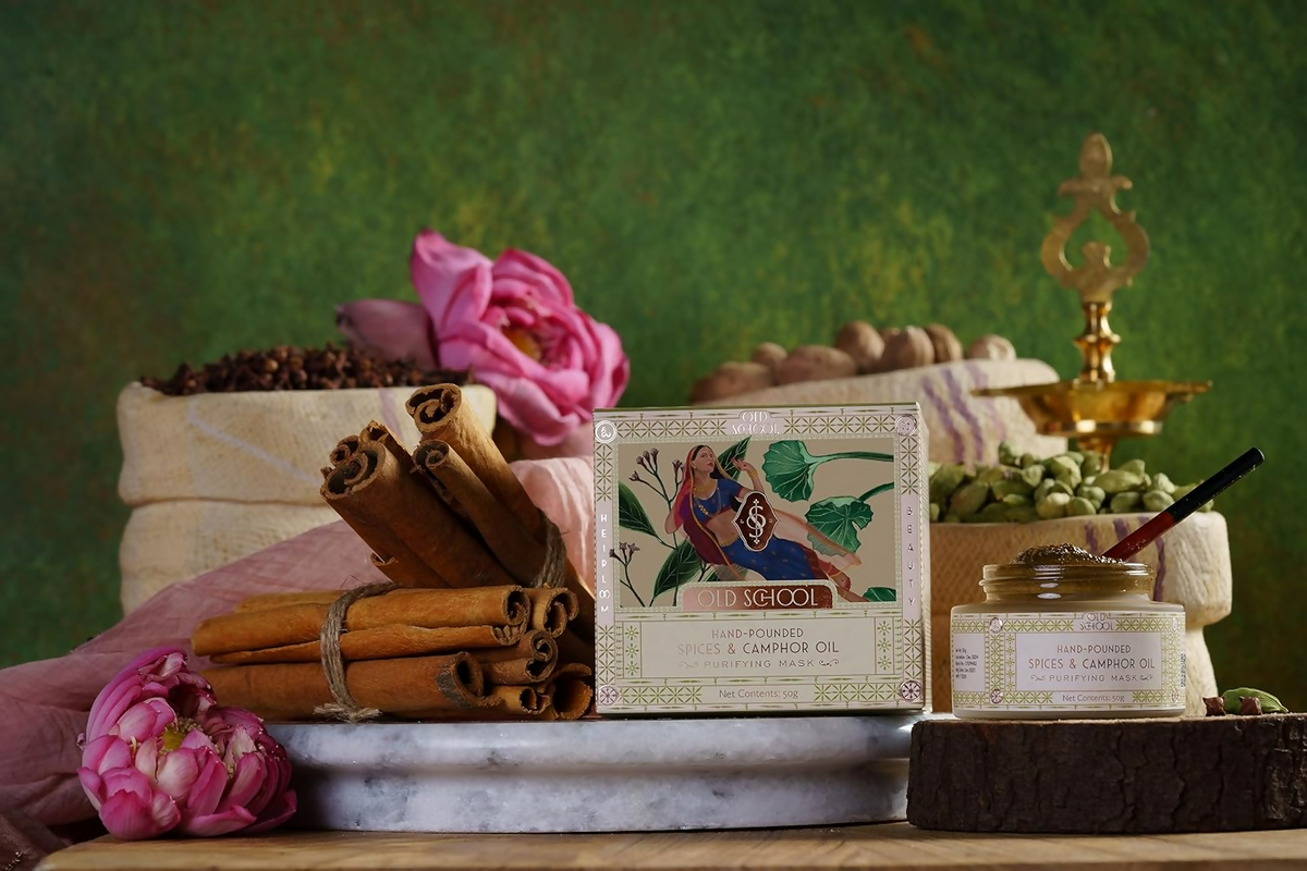 Old School Rituals Spices & Camphor Oil Purifying Face Mask