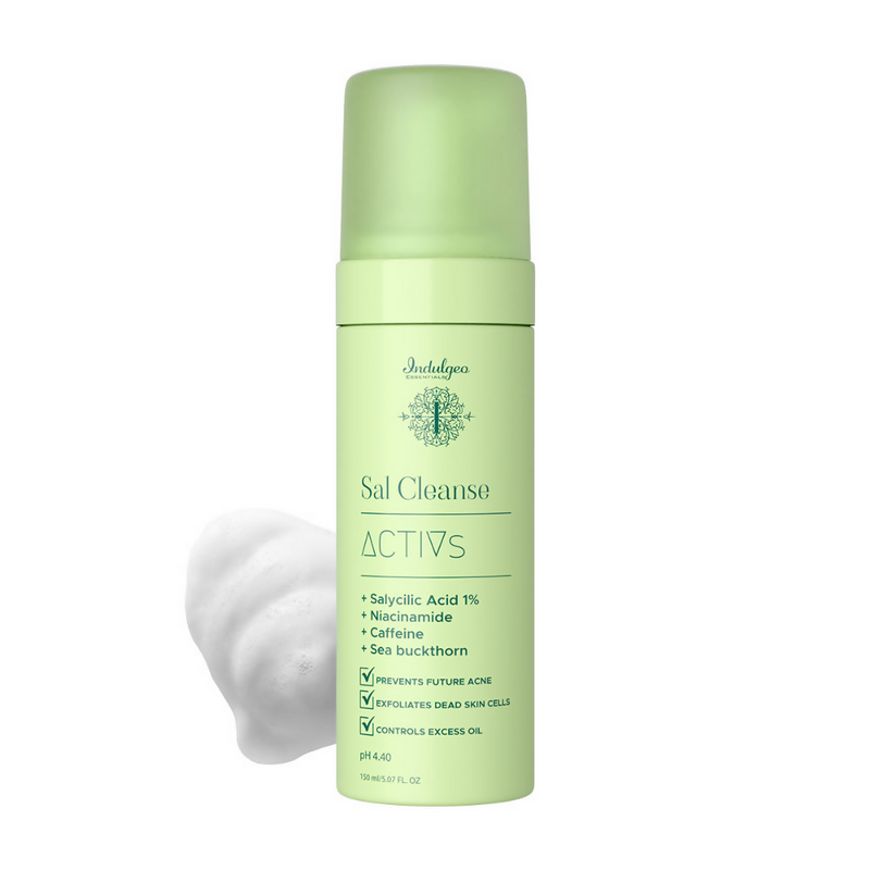 Indulgeo Essentials Sal Cleanse - Salicylic Acid Foaming Face Wash