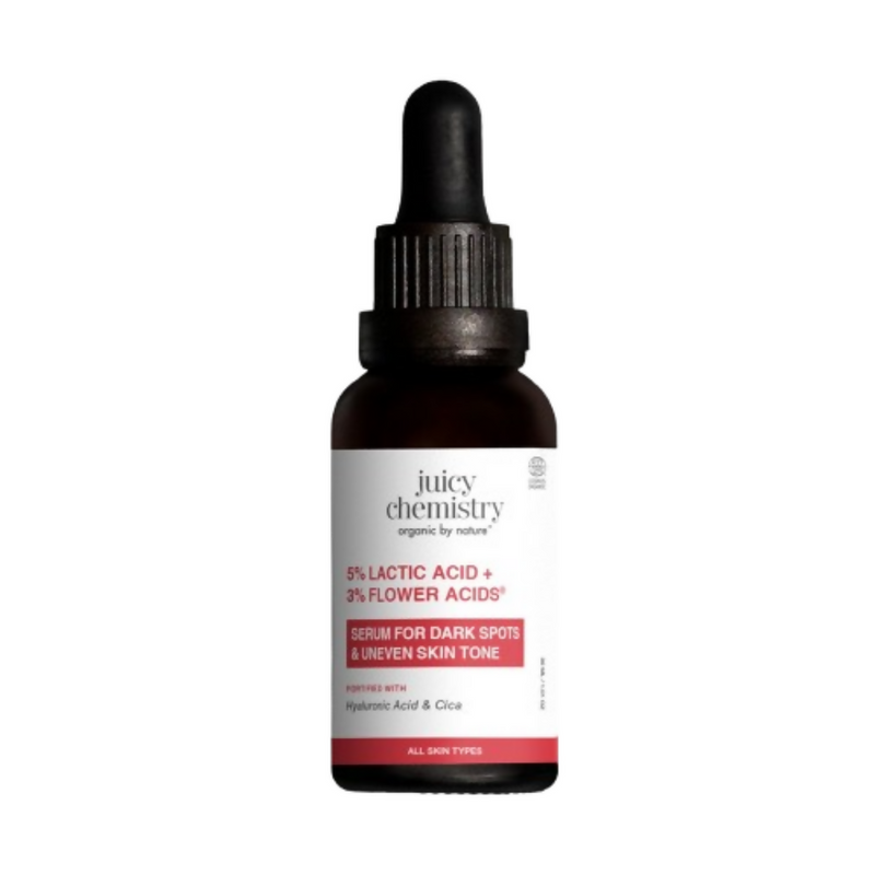 Juicy Chemistry 5% Lactic Acid + 3% Flower Acids Face Serum